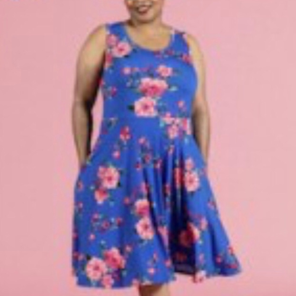 LuLaRoe Nicki Tank A-Line Scoop Neck Dress, sz XS